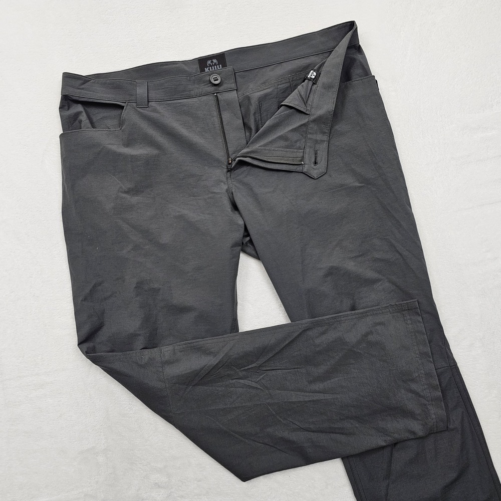 KUIU Bridger Pants Mens 42x34 Grey Lightweight Outdoor Gorpcore Hiking Hunting